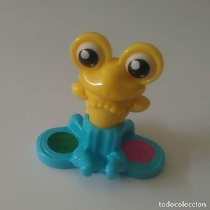 Figuras de Goma Kinder: variante natoons rana frog mu&ntilde;eco figura animal natoon kinder mu&ntilde;eco ranita miniatura