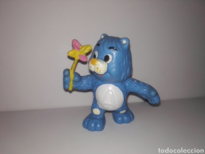 Figuras de Goma y PVC: Oso amoroso Azul molinillo PVC Marca W a&ntilde;os 80