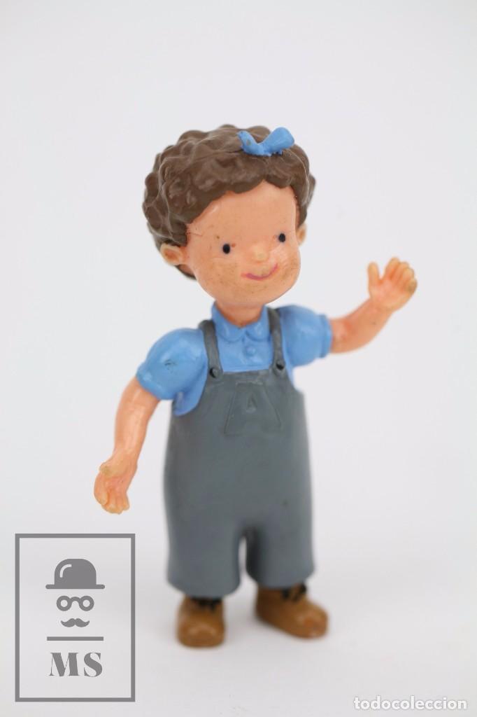Gummi- und PVC-Figuren: Figurita de Goma - Las Tres Mellizas - Azul - Yolanda / Cromosoma, 1999