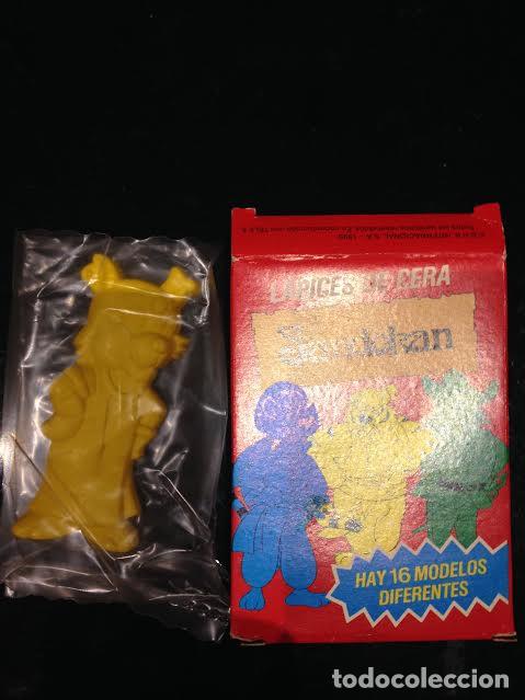 Figuras de goma y PVC: LAPICES DE CERA SANDOKAN PHOSKITOS