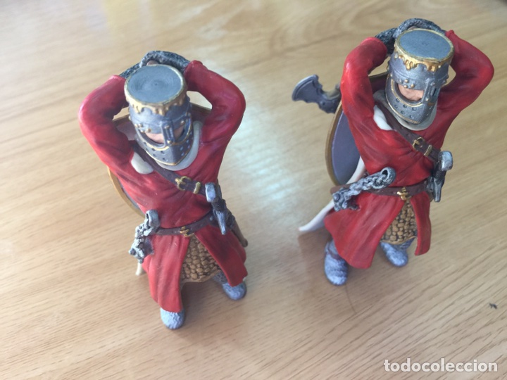 Figuras de goma y PVC: 5 CABALLEROS. 4 SON SCHELEICH. - Foto 9