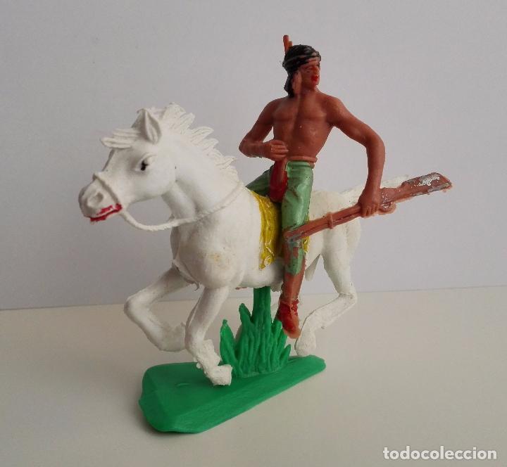 Figuras de goma y PVC: Indio a caballo de Jecsan - Foto 2