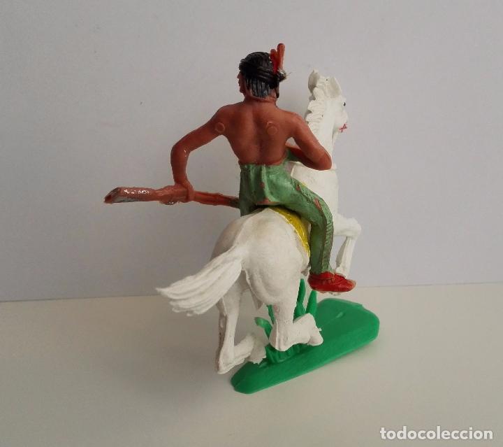 Figuras de goma y PVC: Indio a caballo de Jecsan - Foto 3