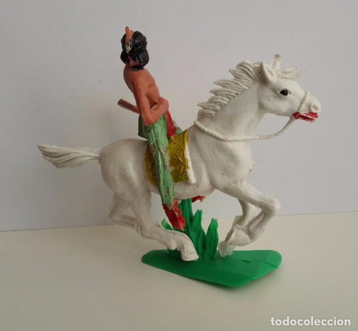 Figuras de goma y PVC: Indio a caballo de Jecsan - Foto 4