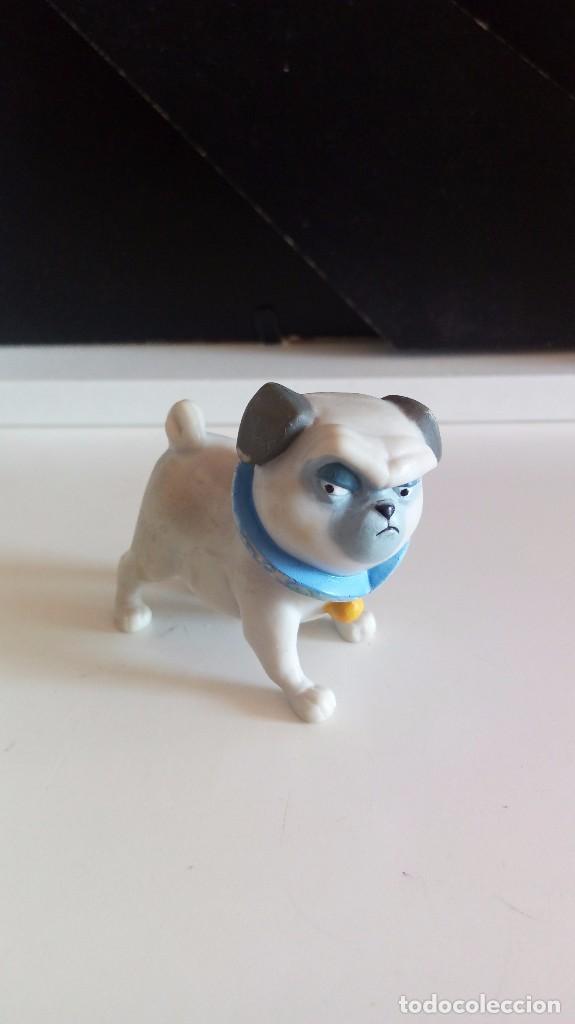 Rubber and PVC Figures: Antigua Figura pvc Perro Serie Jorobado de Notredame. Original de Disney.