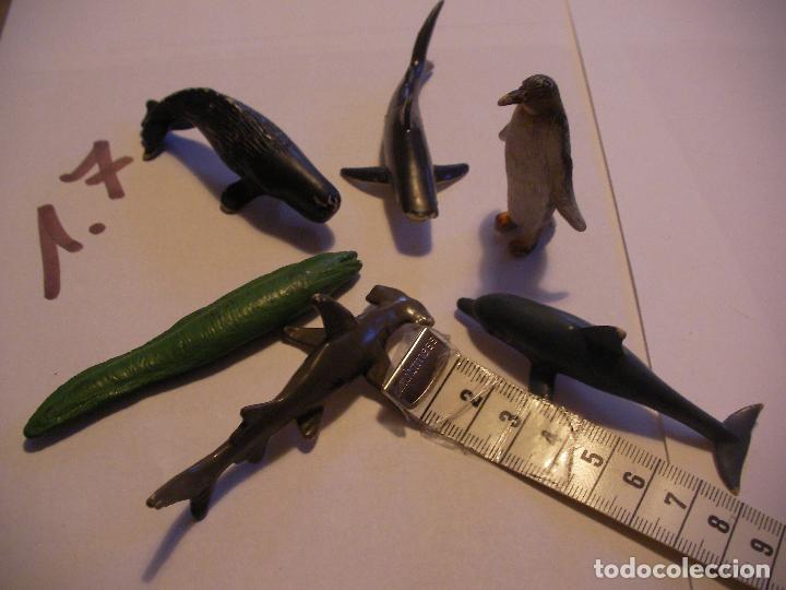 Gummi- und PVC-Figuren: GRAN LOTE DE ANIMALES MARINOS