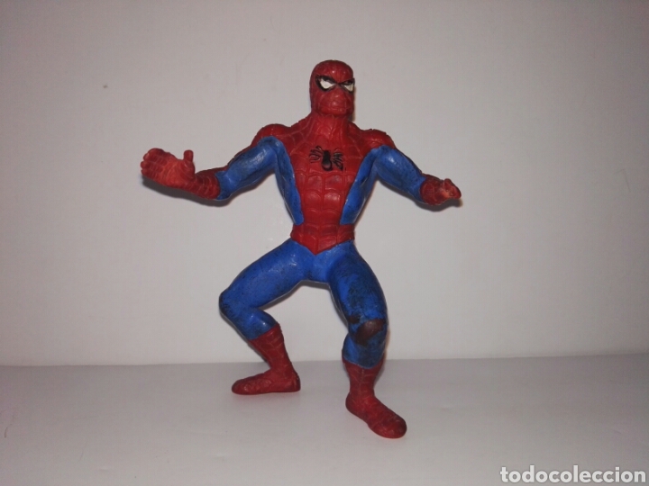 Figuras de goma y PVC: Figura Spiderman pvc 1987 Comics Spain - Foto 1