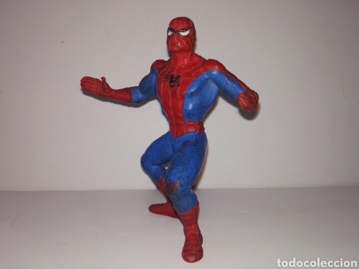 Figuras de goma y PVC: Figura Spiderman pvc 1987 Comics Spain - Foto 3