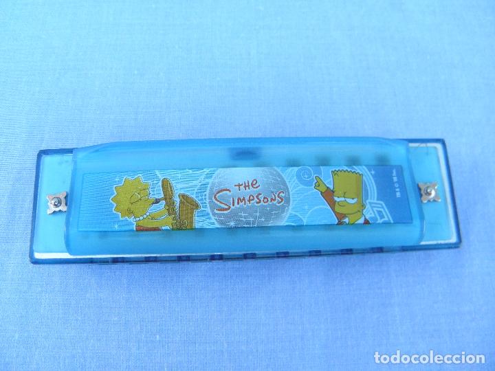 Figuras de goma y PVC: Antigua harm&oacute;nica de los Simpsons - Foto 1