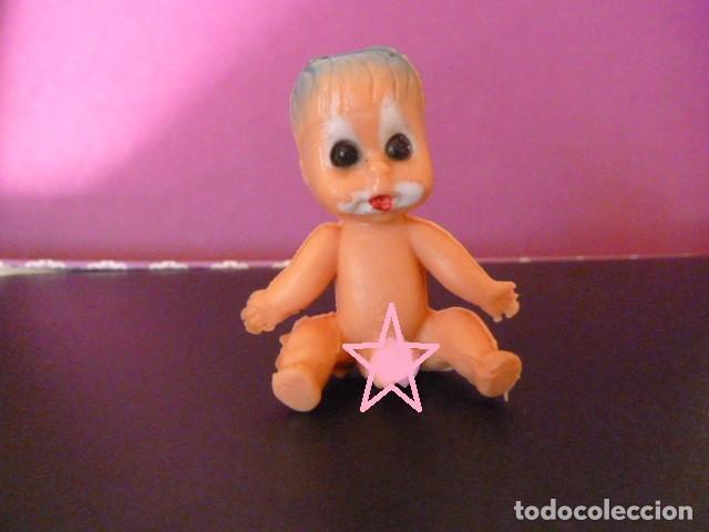 Figuras de Goma y PVC: Mini beb&eacute; de goma, sexado