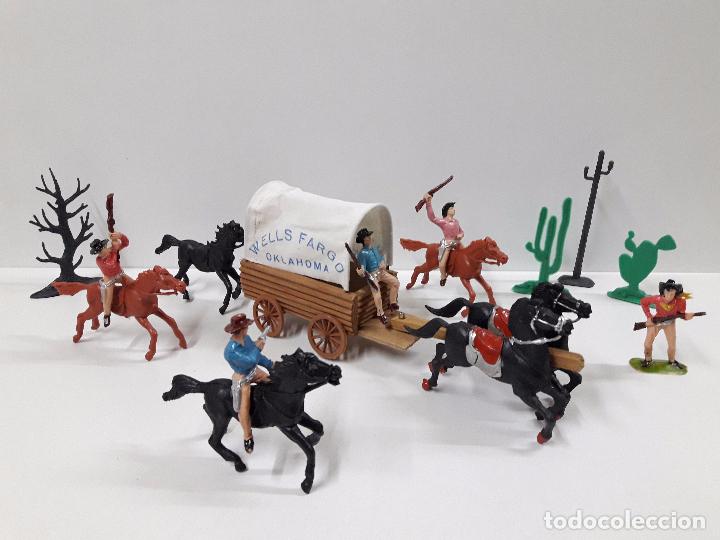 Figuras de goma y PVC: FIGURAS Y COMPLEMENTOS DEL OESTE . A&Ntilde;OS 60 - Foto 1