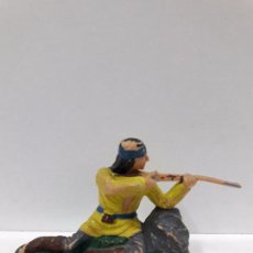 Figuras de Goma y PVC: GUERRERO INDIO - FIGURA REAMSA Nº 345 . SERIE APACHES . AÑOS 60