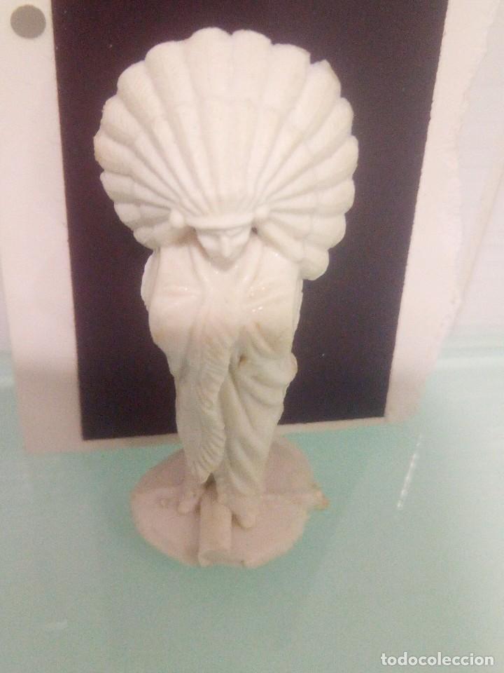 Figuras de goma y PVC: Figura jefe indio penacho - Foto 1