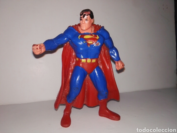 Figuras de goma y PVC: SUPERMAN DC MARVEL Comics Spain 1992 /Model 2/Modelo 2 - Foto 4