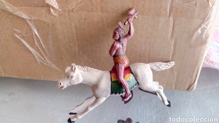 Figuras de goma y PVC: REAMSA. INDIO GOMA. - Foto 2