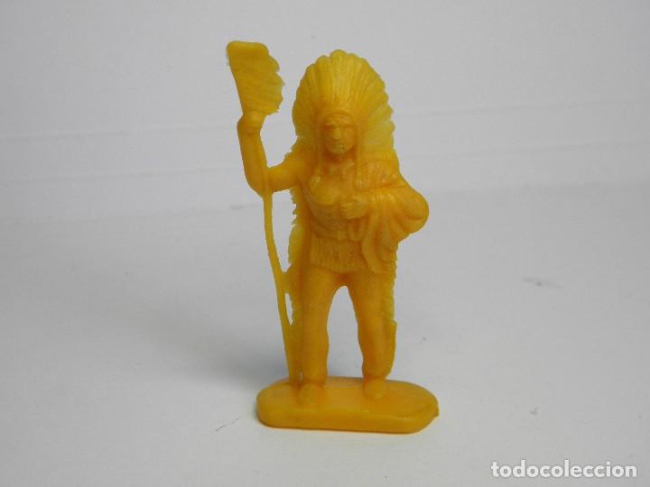 Figuras de goma y PVC: FIGURA INDIO COPIA DE ELASTOLIN - Foto 1