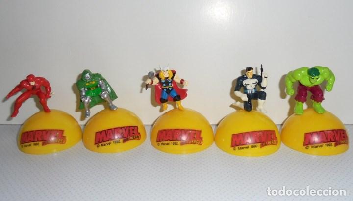 Figuras de goma y PVC: 5 FIGURAS PVC MARVELL HULK THOR etc. - Foto 1