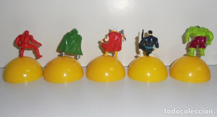 Figuras de goma y PVC: 5 FIGURAS PVC MARVELL HULK THOR etc. - Foto 2