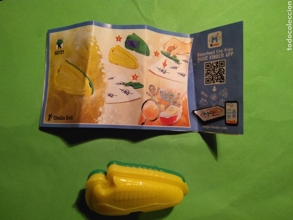 Figuras de goma Kinder: PINZA USAIN BOLT KINDER SD721 - Foto 1