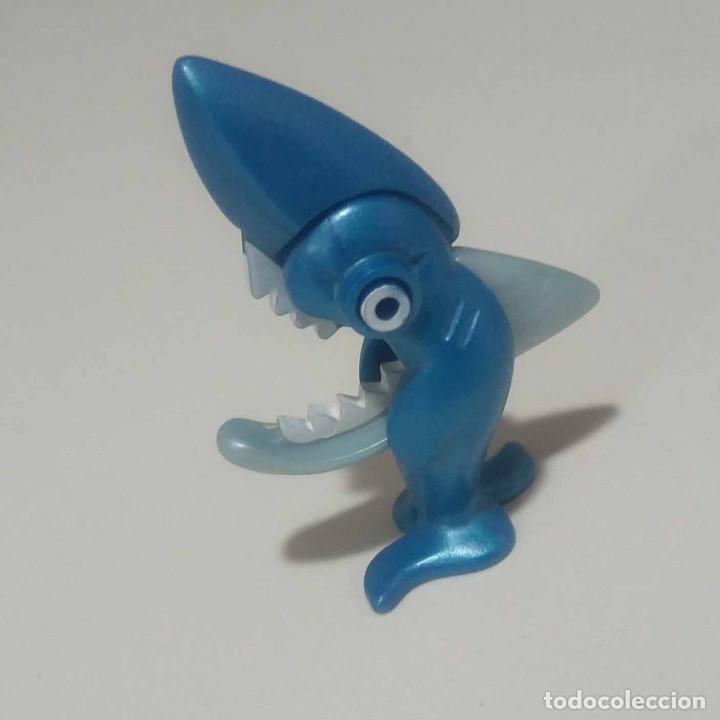 Figuras de Borracha e PVC: kinder tiburon robotico shark secundario k04 2004 montable miniatura mini figura