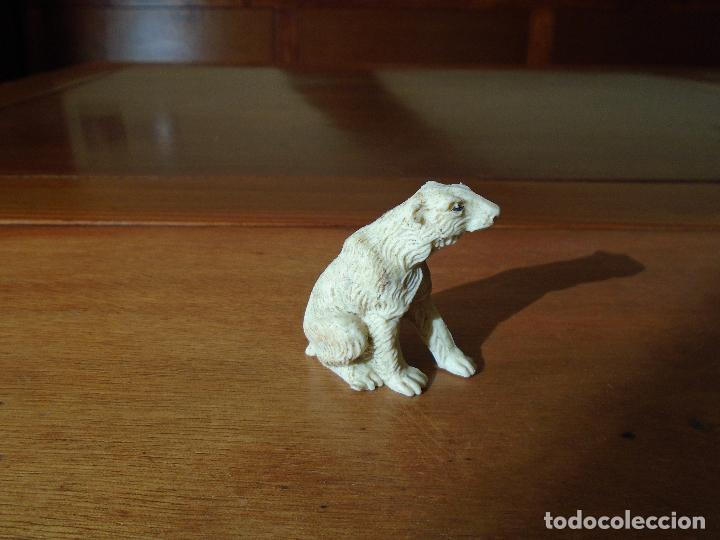Figuras de Borracha e PVC: FIGURAS DE ANIMALES: ANTIGUA FIGURA A&Ntilde;OS 7O DE UN OSO POLAR PL&Aacute;STICO O GOMA