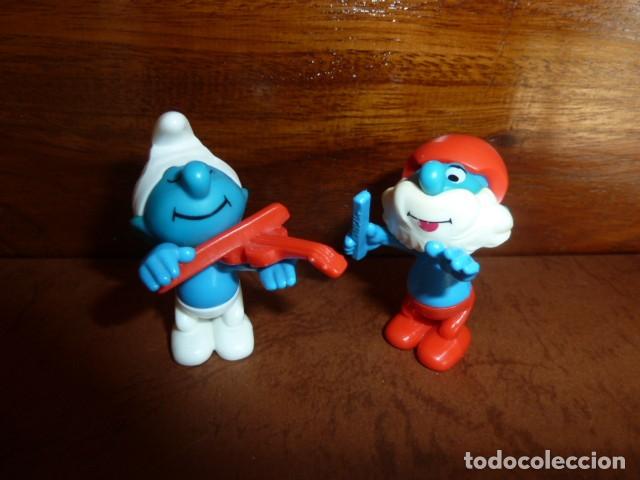 Figuras de goma Kinder: Kinder sorpresa. Pitufos - Foto 1