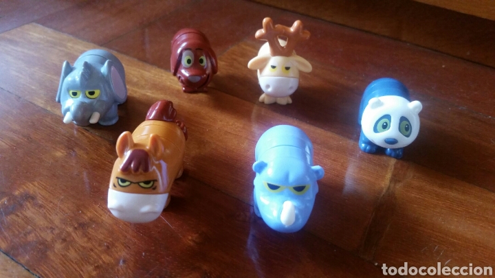 Figuras de Goma Kinder: 6 figuras animales kinder