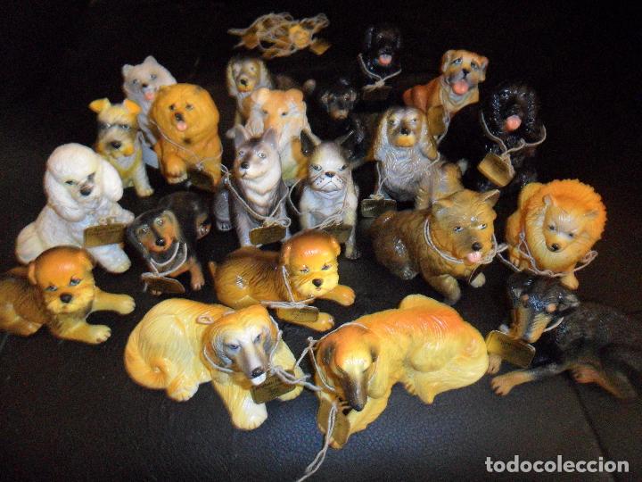 Figuras de goma y PVC: COLECCION PERROS PVC- FIGURAS NEW RAY NOVELTY DE 1988- NUEVAS