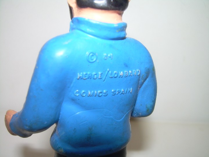 Figuras de goma y PVC: ANTIGUA FIGURA....TIN TIN. - Foto 3