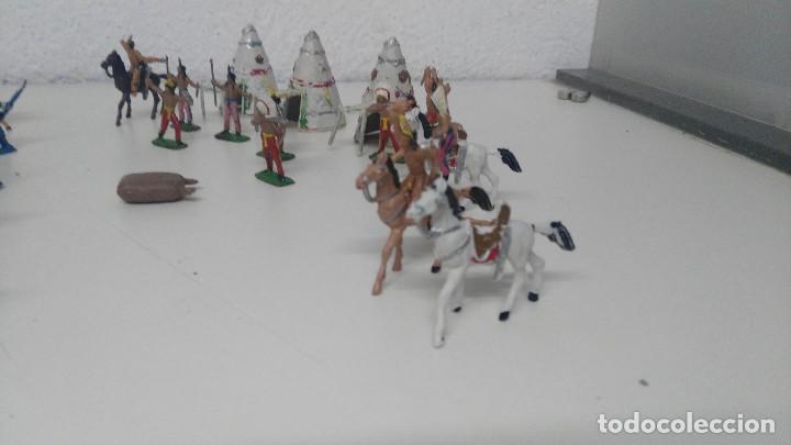 Figuras de goma y PVC: LOTE DE MINI OESTE COMANSI - Foto 5