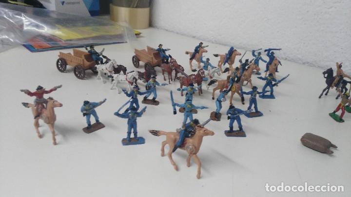 Figuras de goma y PVC: LOTE DE MINI OESTE COMANSI - Foto 6