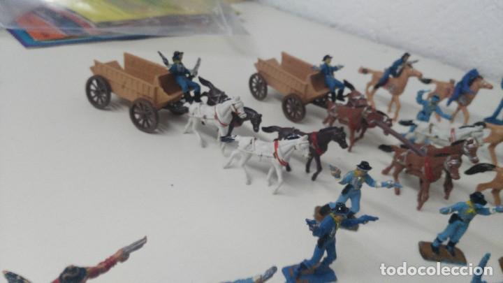 Figuras de goma y PVC: LOTE DE MINI OESTE COMANSI - Foto 7