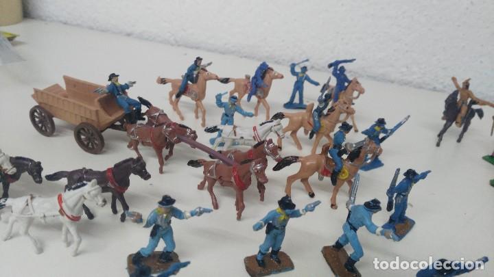 Figuras de goma y PVC: LOTE DE MINI OESTE COMANSI - Foto 8