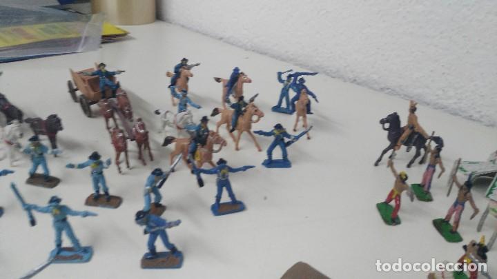 Figuras de goma y PVC: LOTE DE MINI OESTE COMANSI - Foto 9