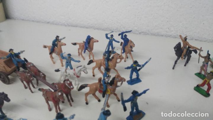 Figuras de goma y PVC: LOTE DE MINI OESTE COMANSI - Foto 10