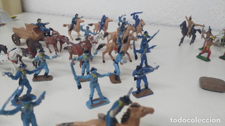 Figuras de goma y PVC: LOTE DE MINI OESTE COMANSI - Foto 11