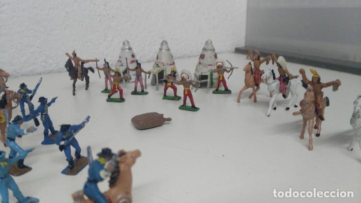 Figuras de goma y PVC: LOTE DE MINI OESTE COMANSI - Foto 13