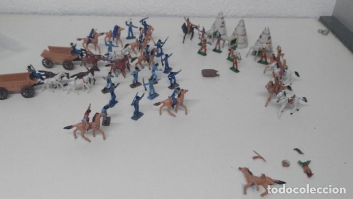 Figuras de goma y PVC: LOTE DE MINI OESTE COMANSI - Foto 17