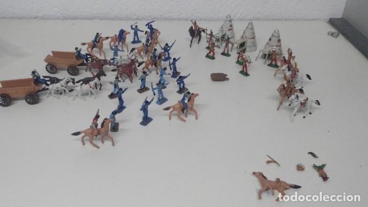 Figuras de goma y PVC: LOTE DE MINI OESTE COMANSI - Foto 18