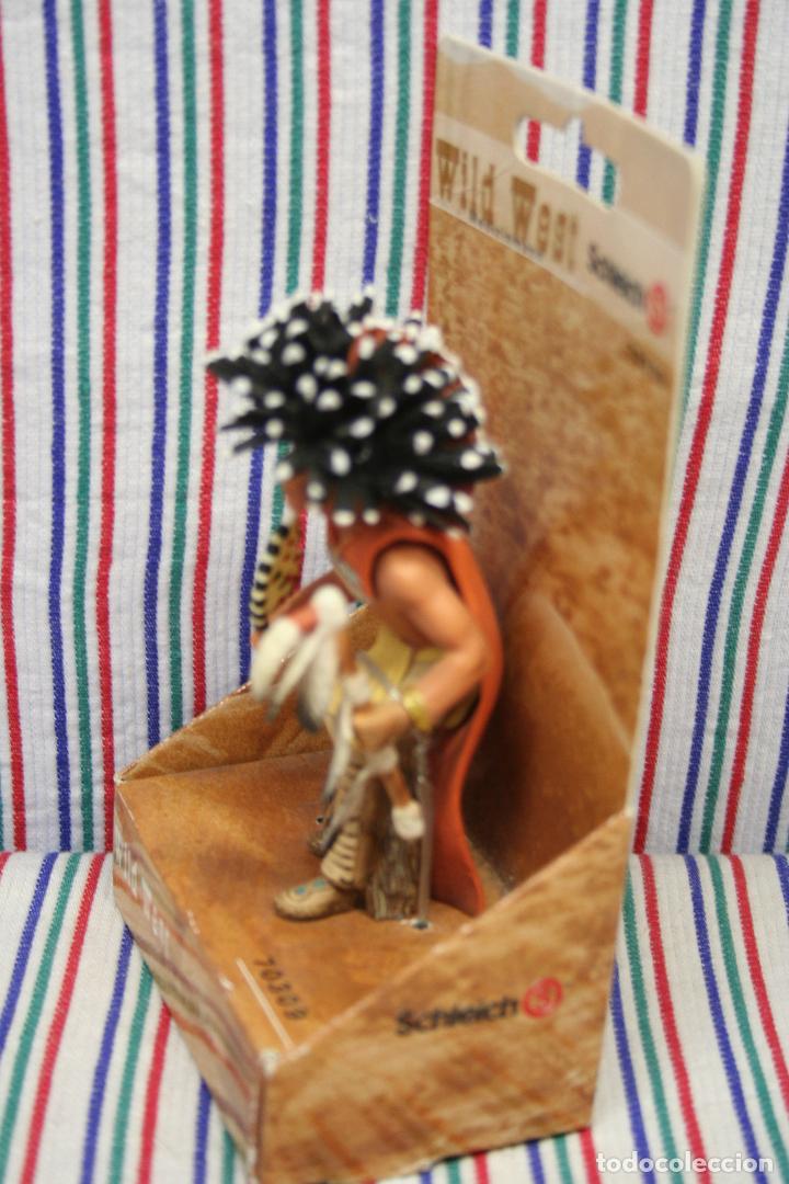 Figuras de goma y PVC: HECHICERO SIOUX DE SCHLEICH - Foto 3