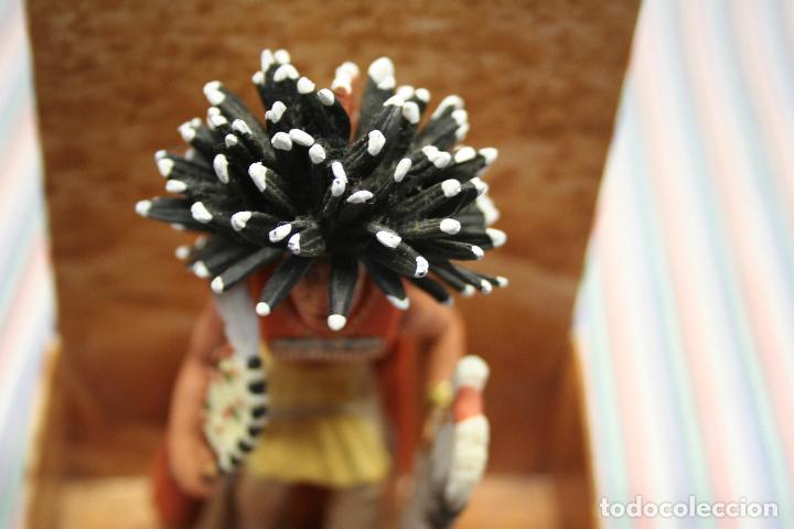 Figuras de goma y PVC: HECHICERO SIOUX DE SCHLEICH - Foto 5