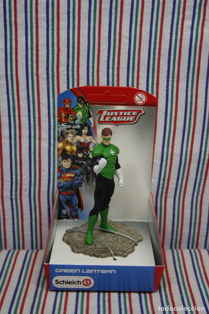 Figuras de goma y PVC: LINTERNA VERDE DE SCHLEICH - Foto 1