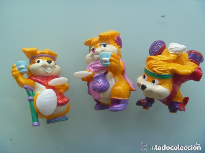 Figuras de goma Kinder: LOTE DE 3 FIGURAS DE KINDER : PERRITOS - Foto 1