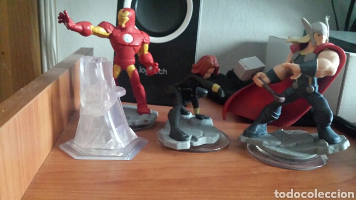 Figuras de goma y PVC: Lote de figuras disney marvel infinity - Foto 1