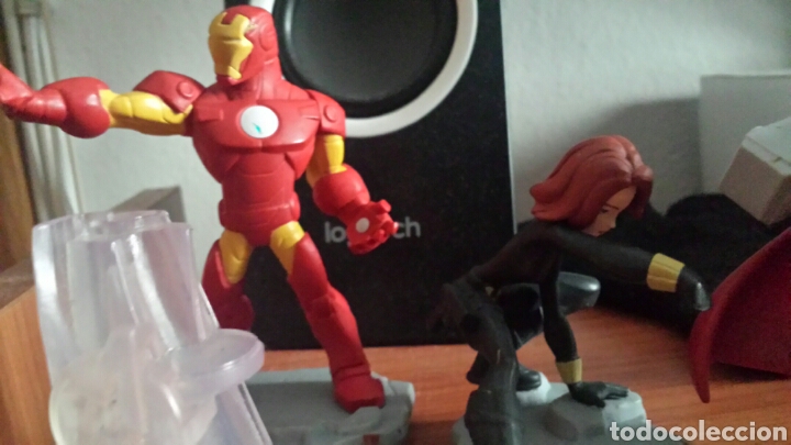 Figuras de goma y PVC: Lote de figuras disney marvel infinity - Foto 3