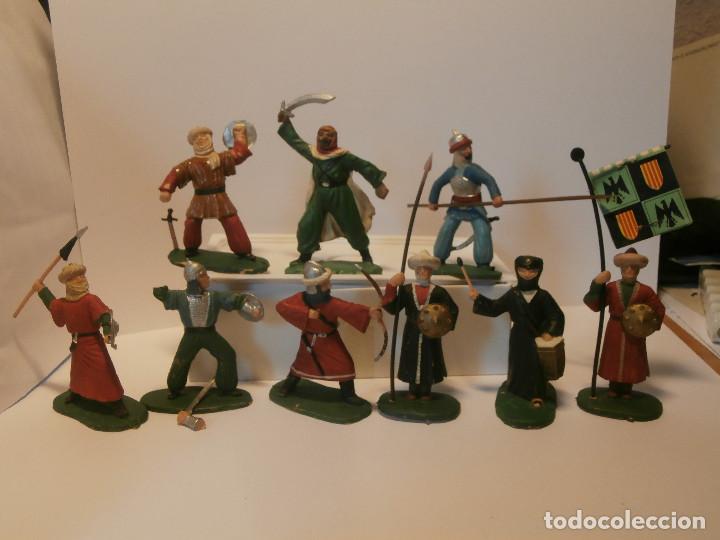 Figuras de goma y PVC: LOTE MOROS - Foto 1