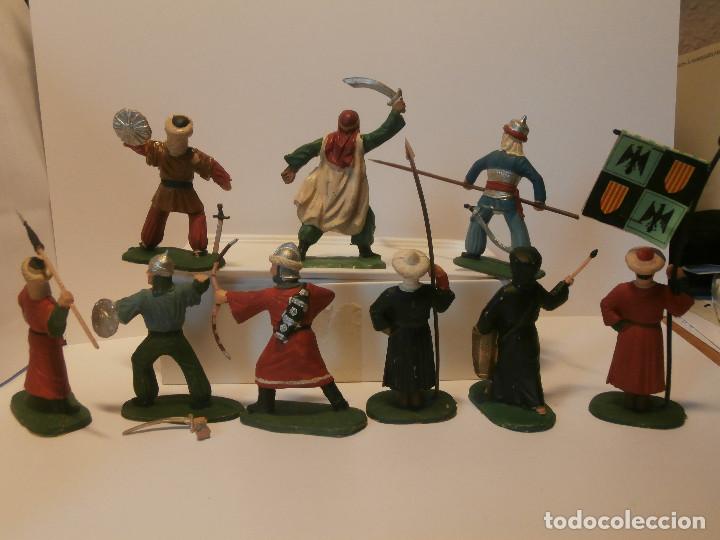 Figuras de goma y PVC: LOTE MOROS - Foto 2