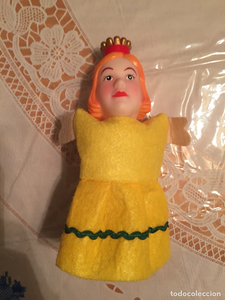 Figuras de Goma y PVC: Marioneta de dedo princesa infantil cuentos