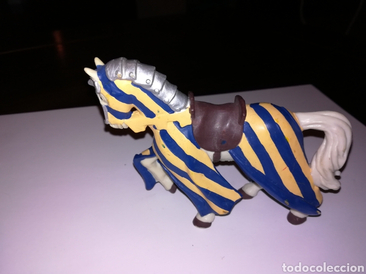 Gummi- und PVC-Figuren: PAPO CABALLO DE PVC PARA GUERRERO MEDIEVAL SOLDADO SOLDADOS ENRLAG