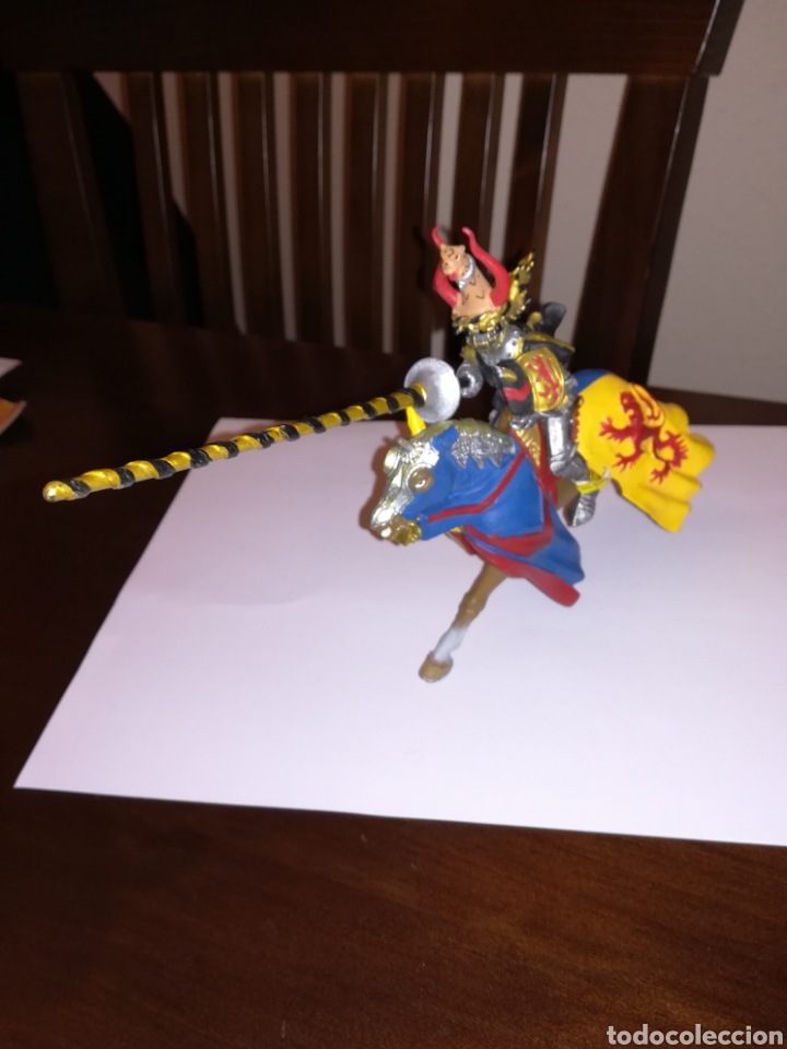 Gummi- und PVC-Figuren: PLAYSTOY FIGURA PVC CABALLERO MEDIEVAL SOLDADO SOLDADOS ENRLAG